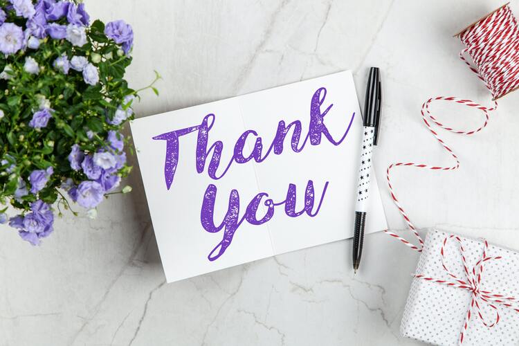 Thank You Signage 2072165